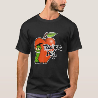 Camiseta Adorable Teacher's Day Apple Design - Perfect for 