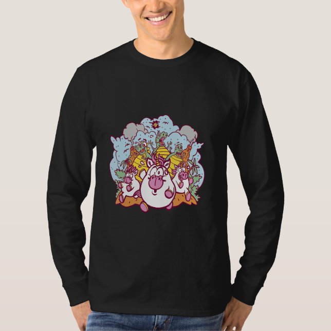 Camiseta Adorables Unicorn Designs Delightful and Magical f (Frente)