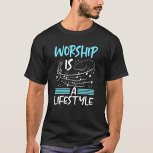 Camiseta Adoração ao Cristianismo É Um Estilo de Vida Notas