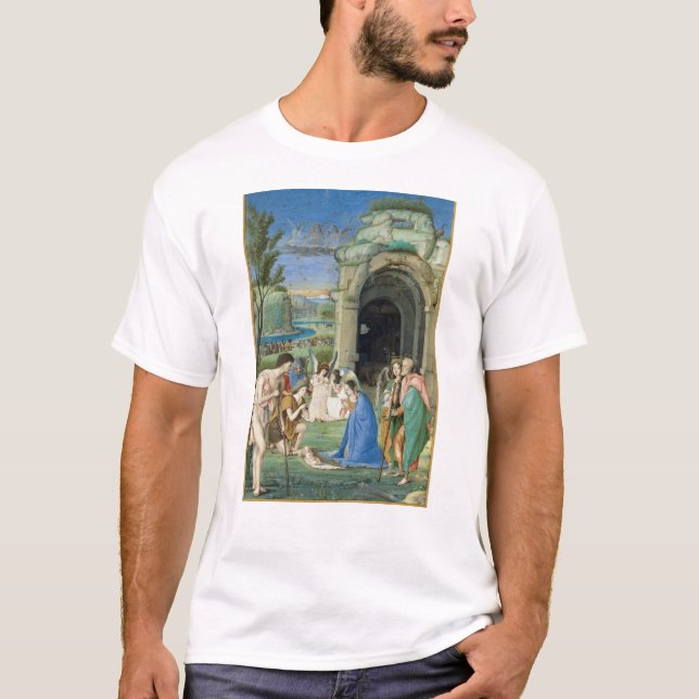 Camiseta Adoração dos pastores, cerca de 1500 (Frente)