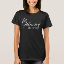 Adorada Escrita Branca Renovada Faith TSirt