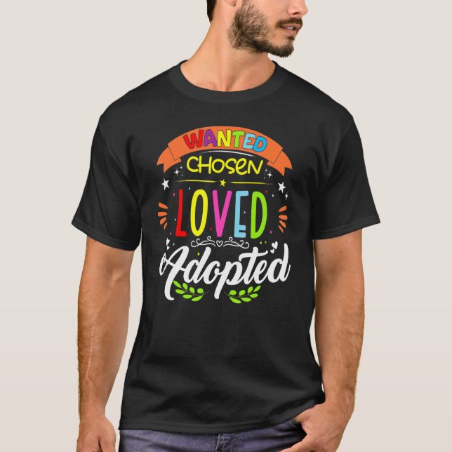 Camiseta Adoradas Crianças Adotivas Adotivas Adotadas Menin (Frente)