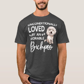 Camiseta Adorado Incondicionalmente Por Um Bichpoo Adorável