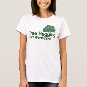 Camiseta Adorador da Camada de Abraço de Árvore