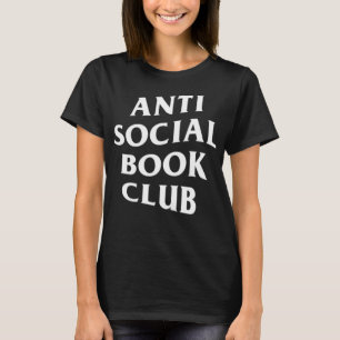 Camiseta Adorador de livros introvertidos divertidos do clu