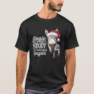 Camiseta Adoradores de Burros de Natal Engraçados Fazenda F