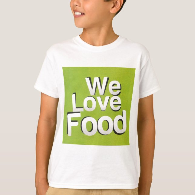 Camiseta Adoramos comida (Frente)