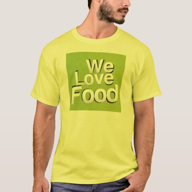 Camiseta Adoramos comida (Frente)