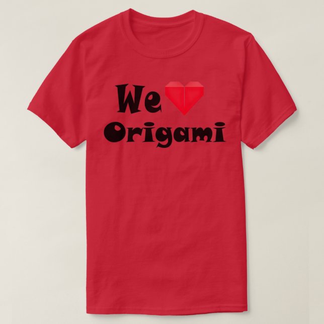 Camiseta Adoramos Origami (Frente do Design)
