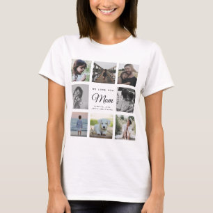 Camiseta ADORAMOS-TE A COLABORAÇÃO DE Fotos DA Família M