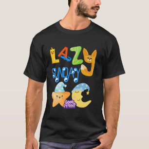 Camiseta Adoraria bicho de estimação preguiçoso no domingo