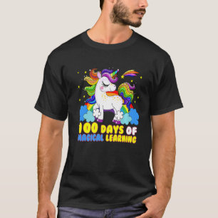 Camiseta Adoráveis 100 dias de educação mágica técnica