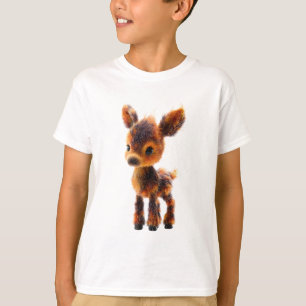 Camiseta Adoráveis Crianças da Floresta Malhada e Fofa