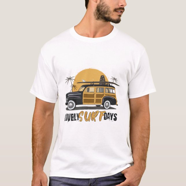 Camiseta Adoráveis Dias de Surf (Frente)
