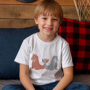 Camiseta Adoráveis homens e mulheres Walruses