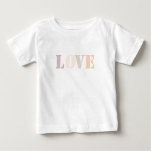 Camiseta Adorável "Amor" - Camisa-T Cuta