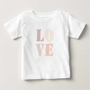 Camiseta Adorável "Amor" - Camisa-T Cuta