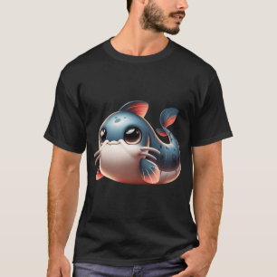 Camiseta Adorável Bagre Gigante do Mekong