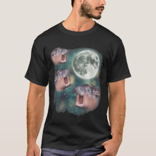 Camiseta Adorável Bebê Hipopótamo Lune-Deng - Hipo