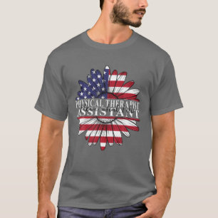 Camiseta Adorável Bênção Daisy 4 De Julho Terapista Física