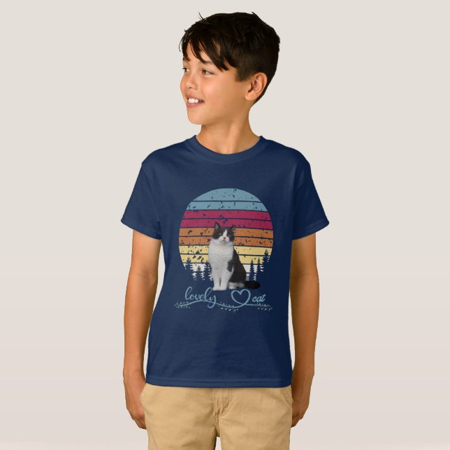 Camiseta Adorável Cat (Frente Completa)