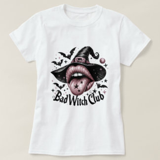 Camiseta Adorável Clube de Bruxas Más do Halloween