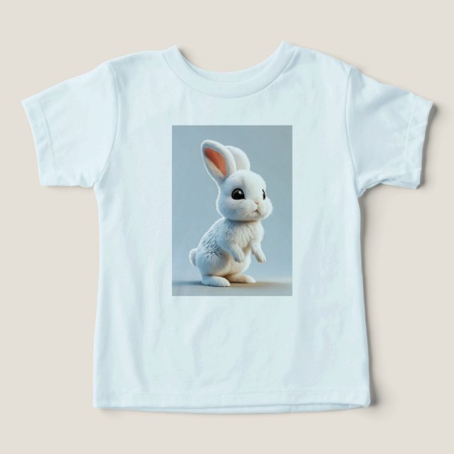 Camiseta Adorável de Bunny (Design frontal)