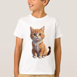 Camiseta Adorável de Kitten