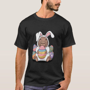 Camiseta Adorável Delícia de Coelho de Páscoa de Capivara