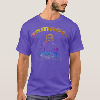 Camiseta Adorável Design de Buda Namastê