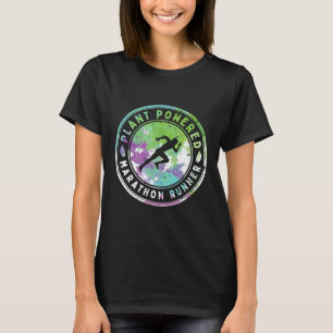 Camiseta Adorável Divertido Corredor de Maratona Vegano à B