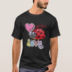 Camiseta Adorável Eu Adoro Damybug Entomology Girl Insect B