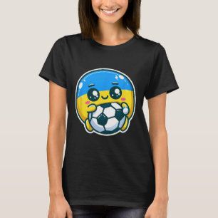 Camiseta Adorável fã ucraniano Bynner Bandeira da Ucrânia D