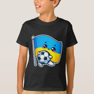Camiseta Adorável Fã Ucraniano Bynner Bandeira da Ucrânia D