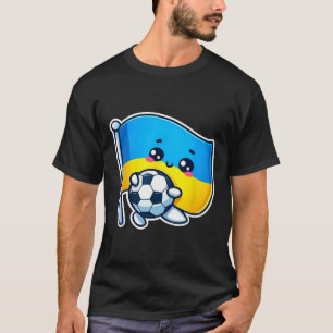 Camiseta Adorável Fã Ucraniano Bynner Bandeira da Ucrânia L