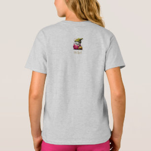 Camiseta Adorável Fantasma de Patchwork em Aquarela no Hall