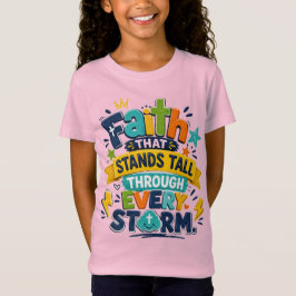 Camiseta Adorável Fé que permanece firme