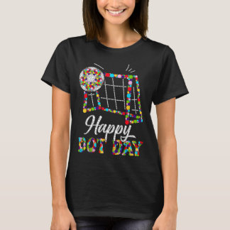 Camiseta Adorável Futebol Bolinhas Arte Estudante Feliz Dia