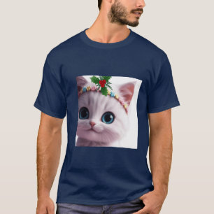 Camiseta Adorável Kitten De Olhos Estrelados com Delights