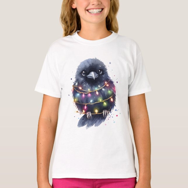 Camiseta Adorável Natal Raven (Frente)