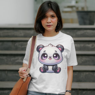 Camiseta Adorável Panda Pal kawaii
