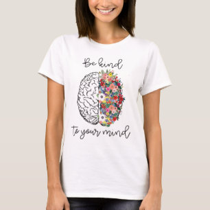 Camiseta Adorável Para A Sua Mente Mulheres Divertidas Awar
