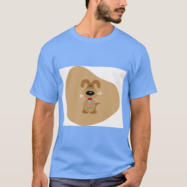 Camiseta Adorável para Amantes de Beagle (Frente)