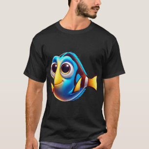 Camiseta Adorável Peixe João Dourado