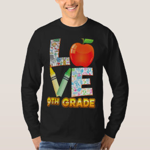 Camiseta Adorável Professora Do Nono Grau Nono De Estudante