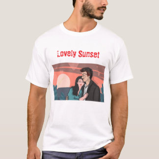 Camiseta Adorável Sunset