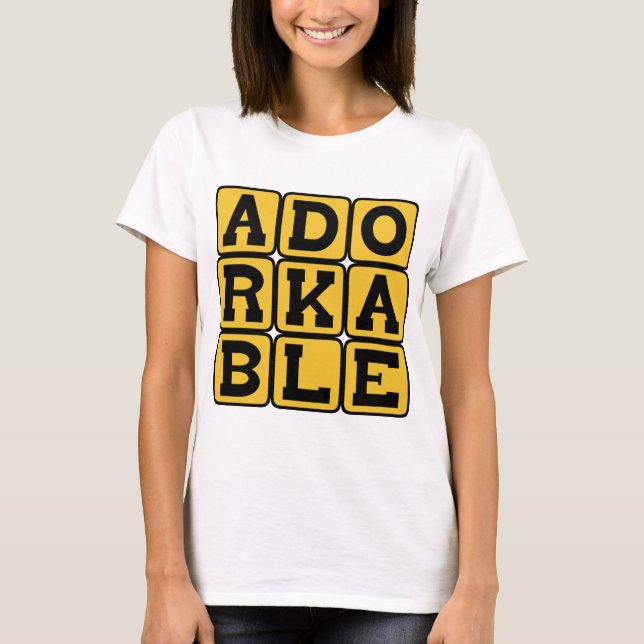 Camiseta Adoravelmente desajeitado (Frente)