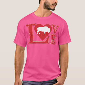 Camiseta Adore Búfalos engraçado