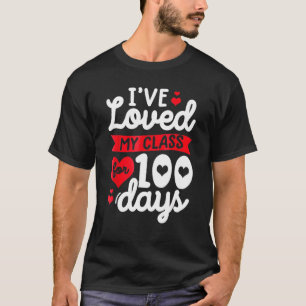 Camiseta Adorei A Minha Classe Durante 100 Dias De Ensino