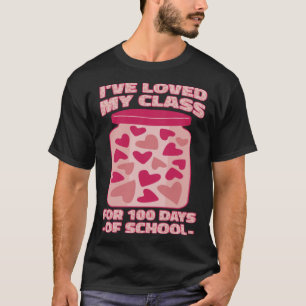 Camiseta Adorei a minha turma durante 100 dias de escola